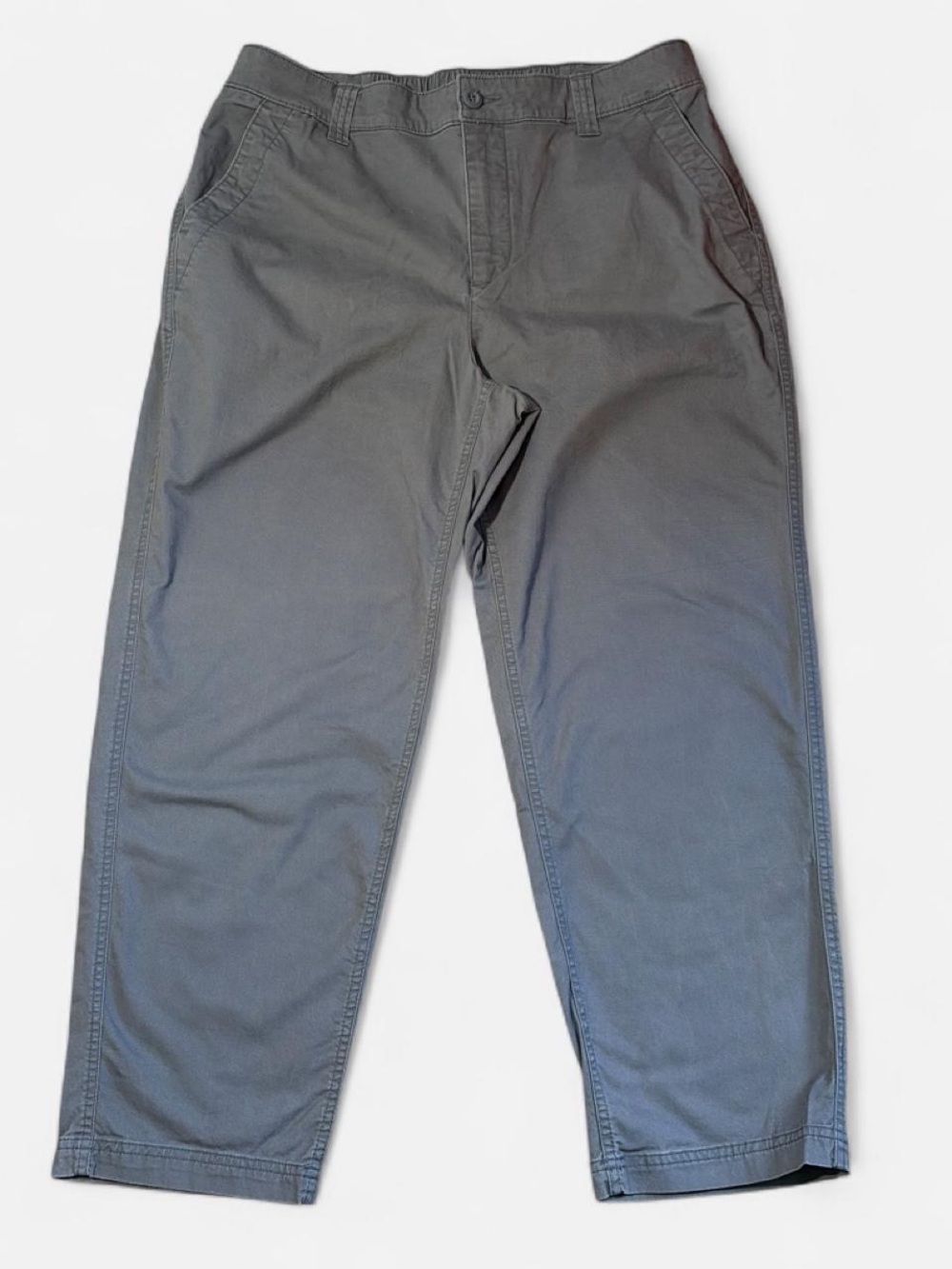 Women’s Blue Casual Chino 3/4 Length Pants